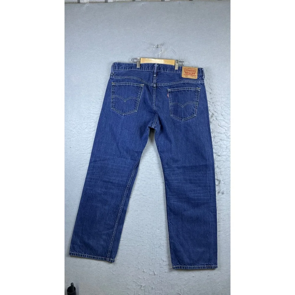 Levi's 569 Jeans Mens 36x32 Blue Excellent Loose Straight Leg Denim